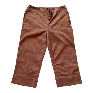 Apostrophe Brown Stretch Capri Pants NWO…